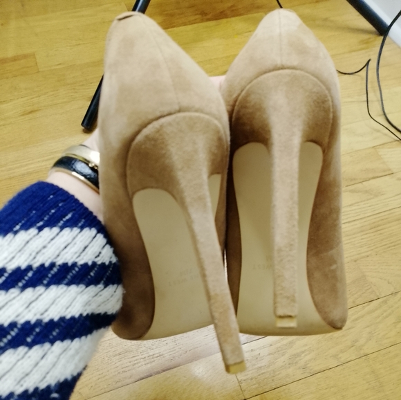 Nine West Tan High Heels - Picture 10 of 11
